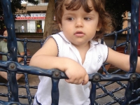 Sarah en el parque